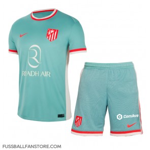 Atletico Madrid Replik Auswärtstrikot Kinder 2024-25 Kurzarm (+ Kurze Hosen)